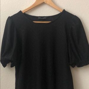 Moa Moa,  back Blouse top L elastic in the sleeves